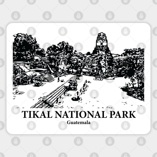 Tikal National Park - Guatemala Magnet by Lakeric